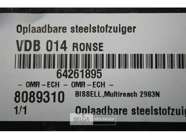 Bissell multireach 2983n oplaadbare steelstofzuiger - afbeelding 5 van  5