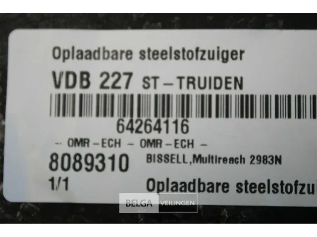Bissell multireach 2983n oplaadbare steelstofzuiger - afbeelding 4 van  4