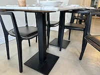 Bistro set : vv 4 stoelen 2 tafels excl bestek - afbeelding 4 van  5