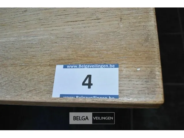 Bistrotafel blad en metalen onderstel - afbeelding 2 van  2
