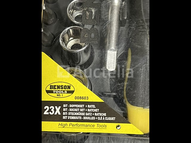 Bit doppen set met ratel - afbeelding 2 van  3