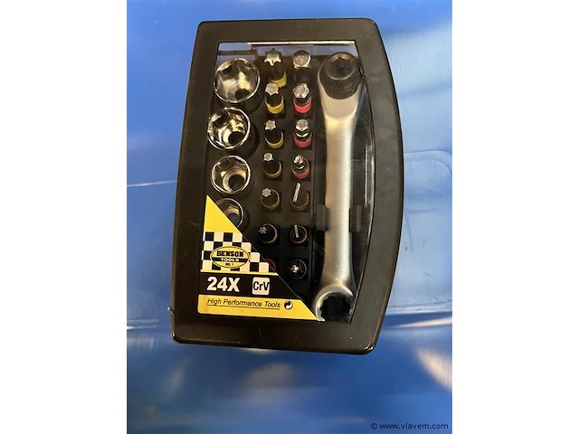 Bitset 24 delig met ratel en doppen - afbeelding 1 van  3