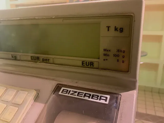 Bizerba bs 800 kassa weegschaal - afbeelding 3 van  6