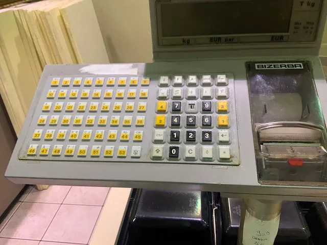 Bizerba bs 800 kassa weegschaal - afbeelding 4 van  6
