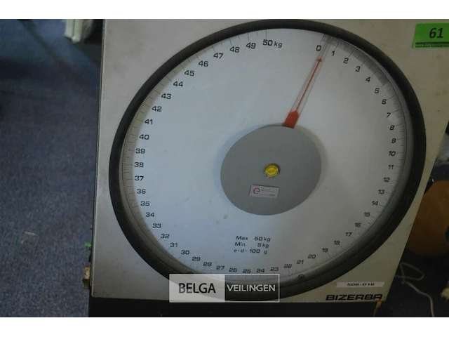 Bizerba platform weegschaal max 50kg - afbeelding 2 van  4