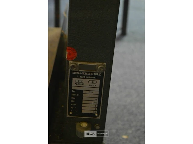 Bizerba platform weegschaal max 50kg - afbeelding 4 van  4