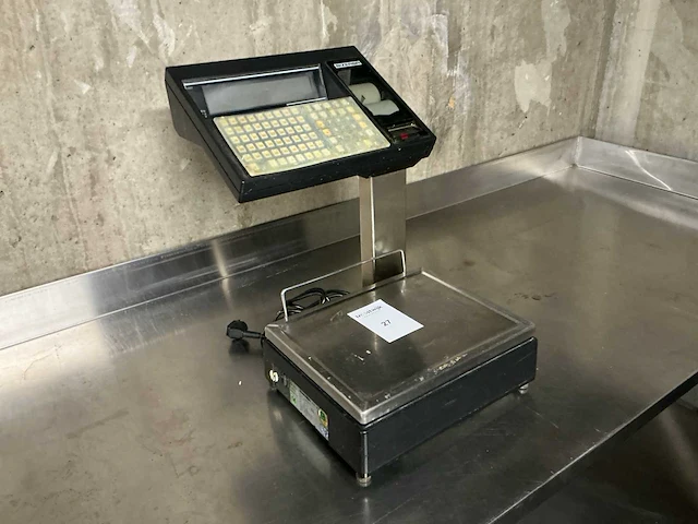 Bizerba sw 800 vintage prijs weegschaal - afbeelding 1 van  3
