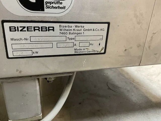 Bizerba vleesmolen - afbeelding 7 van  7