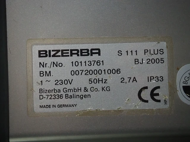 Bizerba - afbeelding 6 van  7