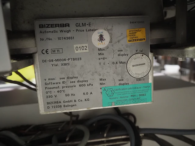 Bizerba - afbeelding 11 van  19