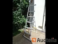 Bizline telescopische trapladder met transport riem - afbeelding 2 van  8