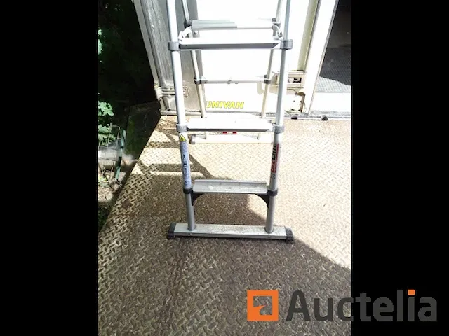 Bizline telescopische trapladder met transport riem - afbeelding 4 van  8