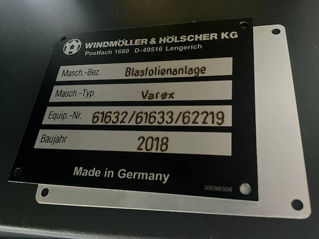 Blaas extrusielijn windmoller & holscher - 2018 - afbeelding 103 van  220