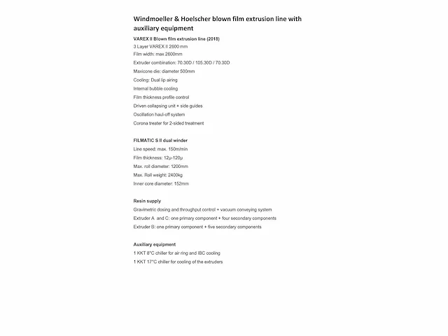 Blaas extrusielijn windmoller & holscher - 2018 - afbeelding 169 van  220