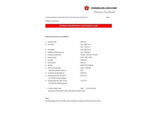 Blaas extrusielijn windmoller & holscher - 2018 - afbeelding 171 van  220
