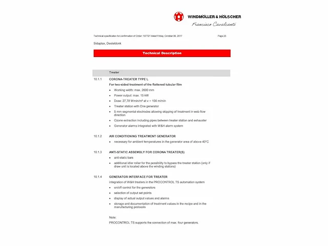 Blaas extrusielijn windmoller & holscher - 2018 - afbeelding 194 van  220