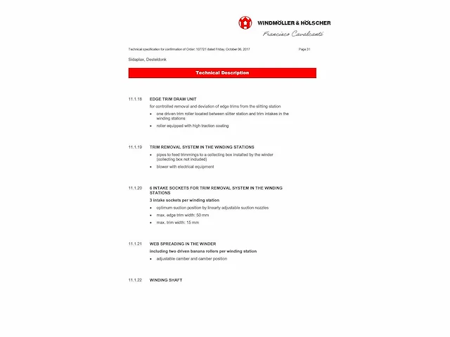 Blaas extrusielijn windmoller & holscher - 2018 - afbeelding 200 van  220