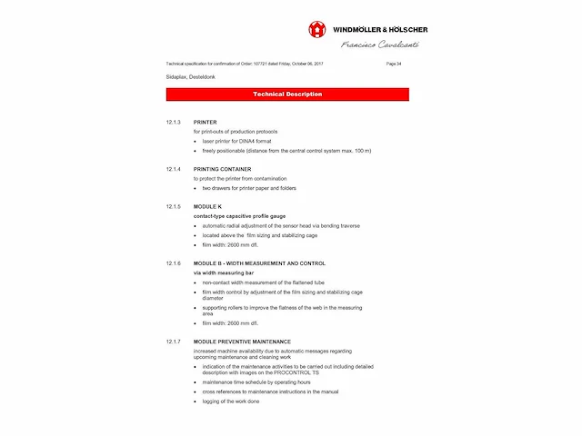 Blaas extrusielijn windmoller & holscher - 2018 - afbeelding 203 van  220