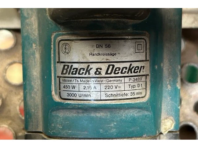 Black and decker handcirkelzaag - afbeelding 4 van  4