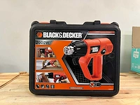 Black & decker - kx2001k - heteluchtpistool - heteluchtpistool met accessoires - afbeelding 1 van  7