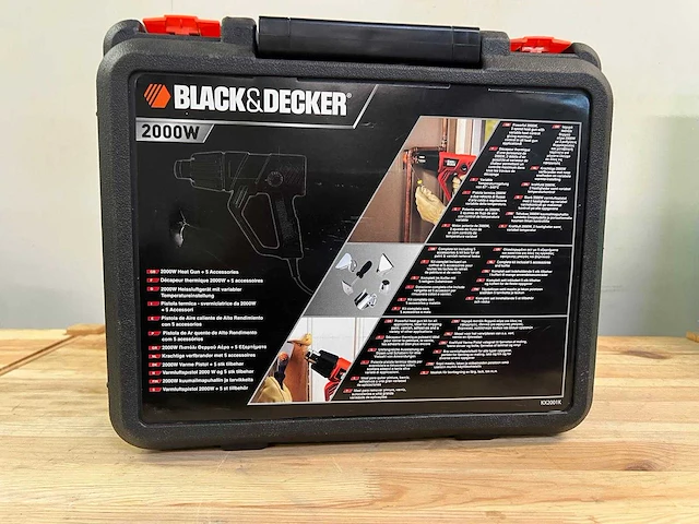 Black & decker - kx2001k - heteluchtpistool - heteluchtpistool met accessoires - afbeelding 3 van  7