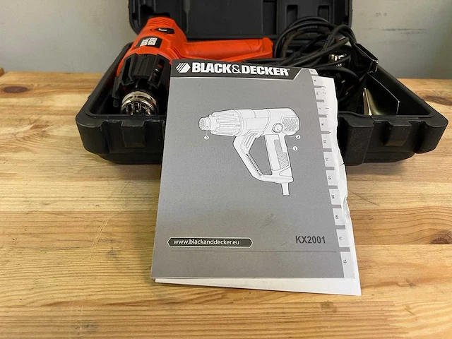 Black & decker - kx2001k - heteluchtpistool - heteluchtpistool met accessoires - afbeelding 4 van  7
