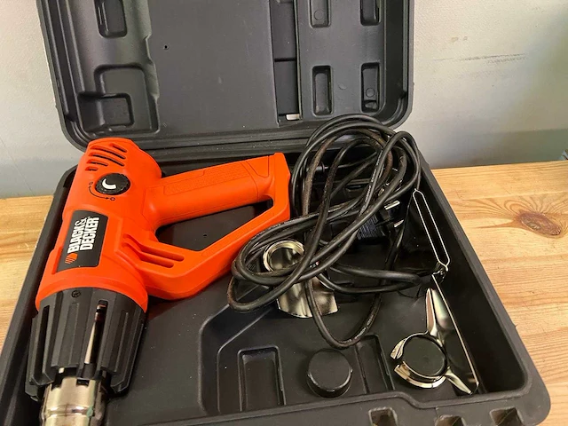 Black & decker - kx2001k - heteluchtpistool - heteluchtpistool met accessoires - afbeelding 7 van  7