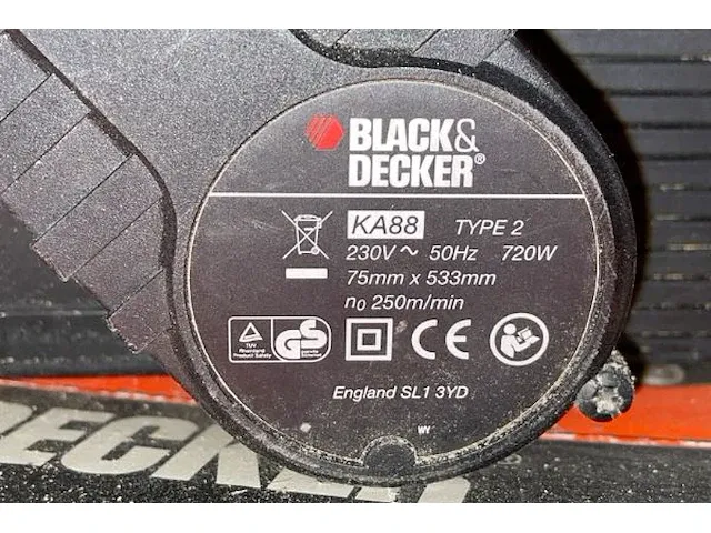 Black & decker bandschuurmachine - afbeelding 4 van  5