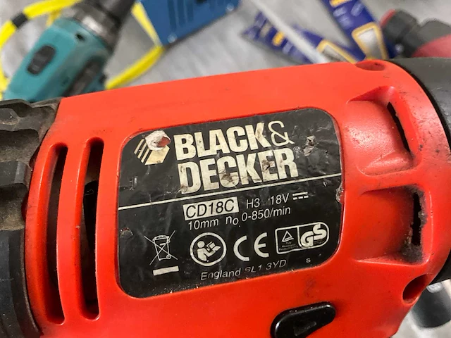 Black & decker + makita accu boor schroefmachine (2x) - afbeelding 5 van  5