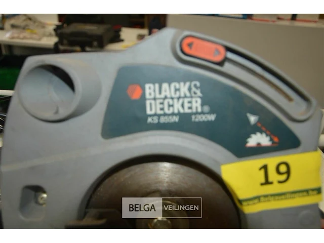 Black & decker slijpachine / afkortzaag 1200w - afbeelding 2 van  4