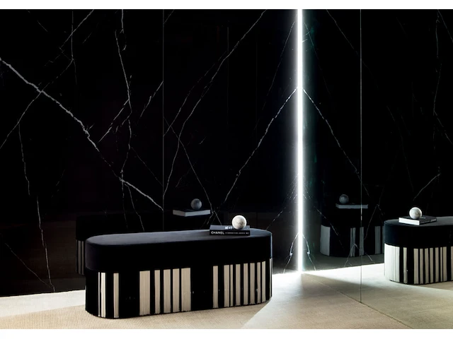 Black marquina glossy 60x120cm gerectificeerd 92,16m² - afbeelding 1 van  1