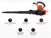 Black+decker 3-in-1 bladblazer - afbeelding 2 van  7