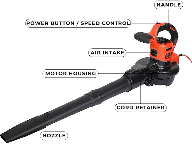 Black+decker 3-in-1 bladblazer - afbeelding 6 van  7