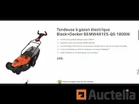 Black&decker bemw481es-qs elektrische grasmaaier