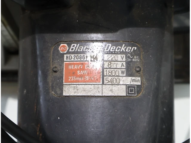 Black&decker cirkelzaag - afbeelding 3 van  3