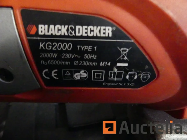 Black&decker kg2000 grinder - afbeelding 5 van  7