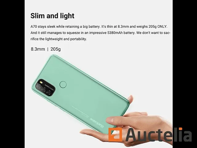Blackview a70 - smartphone 32gb, 3gb ram, dual sim, zwart - afbeelding 3 van  7