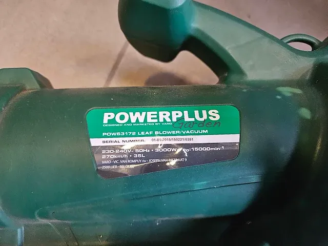 Bladblazer powerplus pow63172 - afbeelding 2 van  2