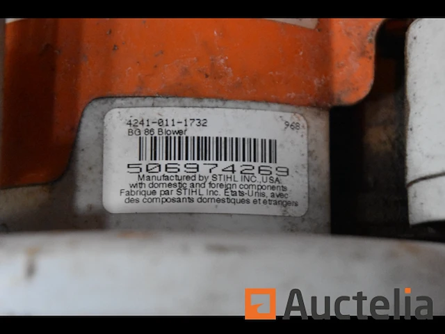 Bladblazer stihl bg8 - afbeelding 4 van  9