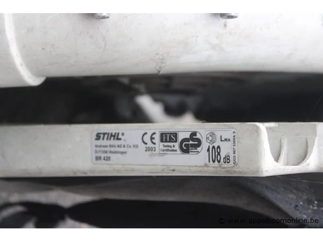 Bladblazer stihl br 420 - afbeelding 2 van  2