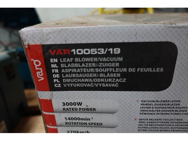 Bladblazer/zuiger varo - afbeelding 2 van  3