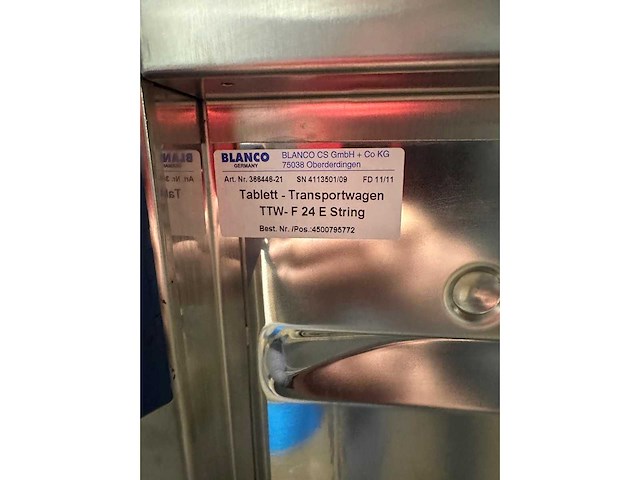 Blanco - ttw-f24 - plateauwagen - serveerwagen - afbeelding 4 van  4