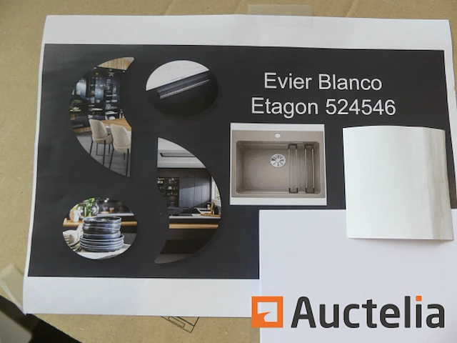 Blanco etagon 1-koms composiet spoelbak 524546 (ref9870-003) - afbeelding 3 van  3