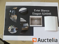 Blanco etagon 1-koms composiet spoelbak 524546 (ref9870-003) - afbeelding 3 van  3