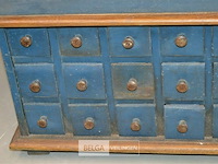 Blauw apothekerskastje - afbeelding 2 van  4