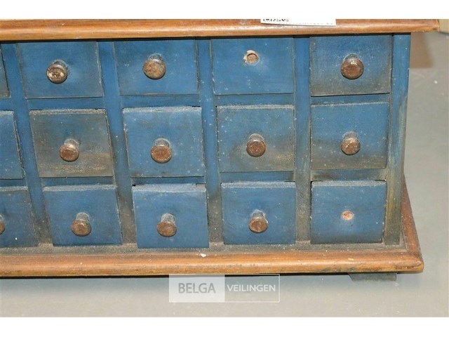 Blauw apothekerskastje - afbeelding 3 van  4