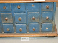 Blauw apothekerskastje - afbeelding 3 van  4