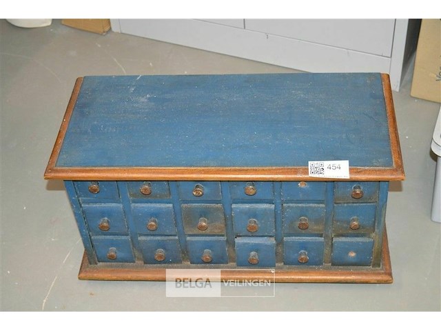 Blauw apothekerskastje - afbeelding 4 van  4