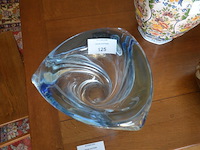 Blauw kristallen vaas val saint lambert - afbeelding 2 van  6