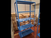 Blauw metalen rek - afbeelding 3 van  3
